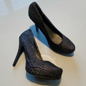 Glitter/Lace System Heel (Torrid)